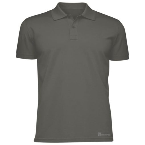 Plain Charcoal Grey Polo Regular - Image 3