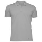 Plain Grey Melange Polo Regular