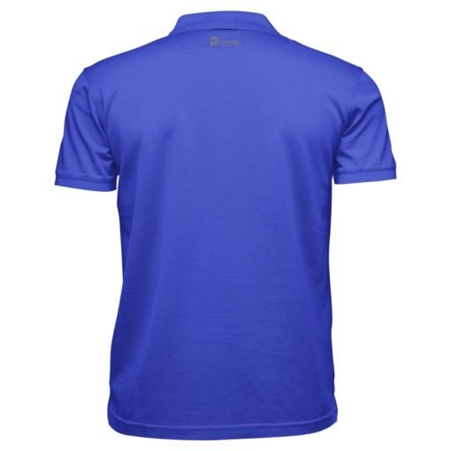 Plain Royal blue Melange Polo Regular - Image 2